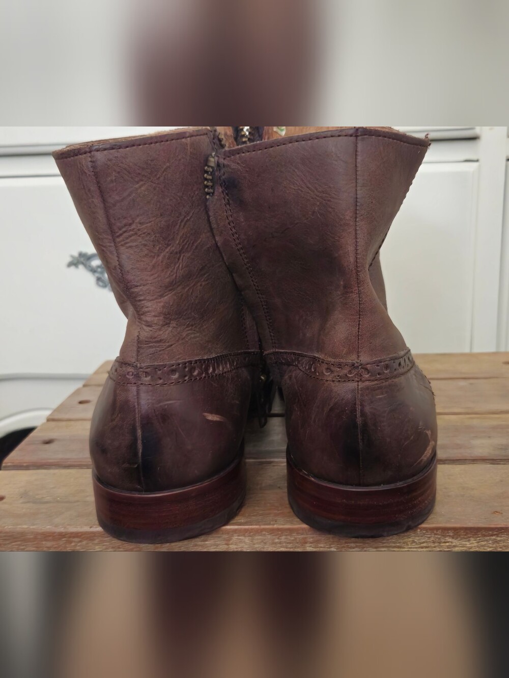 Used Vintage-Polo Ralph Lauren "Demonte" Side-Zip Ankle Boot - Picture 8 of 16